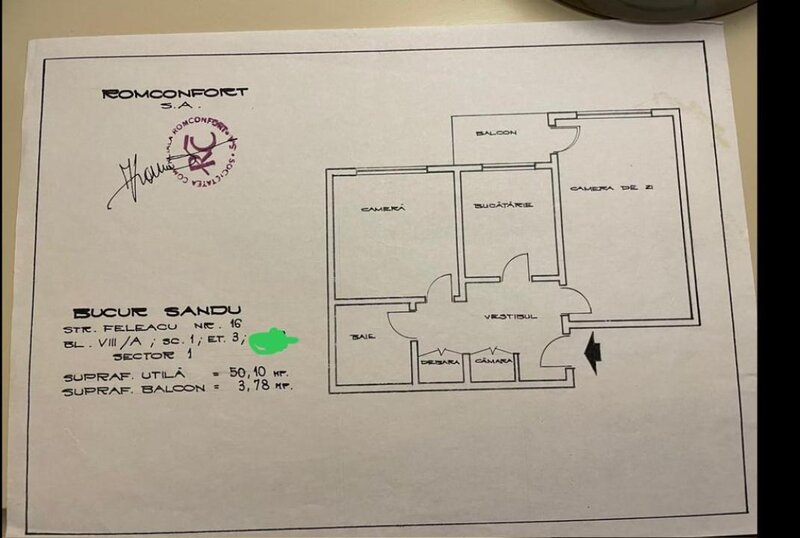 Aviatiei  Feleacu Proprietar  2 camere    Renovat