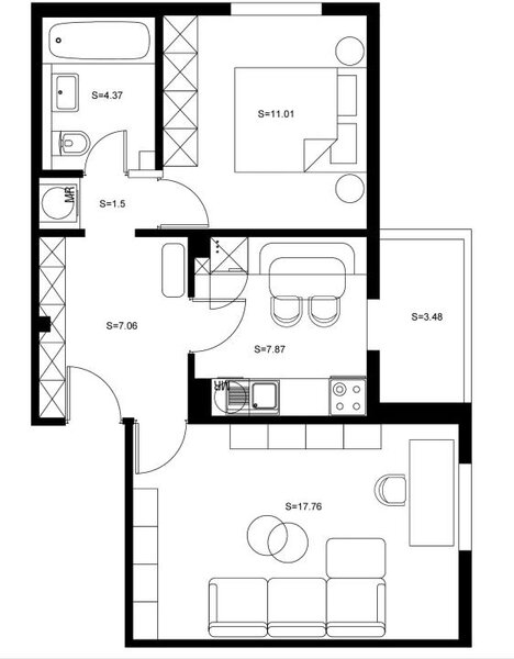 Aviatiei  Feleacu Proprietar  2 camere    Renovat